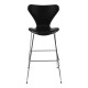 Arne Jacobsen Seven bar chair 3197/3187 reupholstered black or cognac classic leather