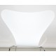 Arne Jacobsen lav barstol 3187 hvid farvet finer