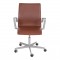 Arne Jacobsen Oxford office chair with mokka classic leather