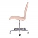 Arne Jacobsen Oxford office chair newly upholstered with natural leather