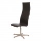 Arne Jacobsen High Oxford office chair with dark brown leather