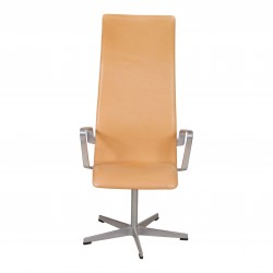 Arne Jacobsen Oxford stol med høj ryg og 5-pas fod Arne Jacobsen Oxford stol med høj ryg og 5-pas fod