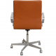 Arne Jacobsen Oxford office chair reupholstered in walnut aniline leather