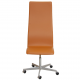 Arne Jacobsen high Oxford office chair reupholstered in Whisky colored Nevada leather