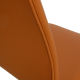 Arne Jacobsen high Oxford office chair reupholstered in Whisky colored Nevada leather