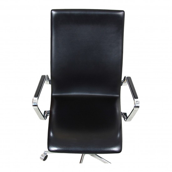 Køb Arne Jacobsen Oxford ryg originalt sort læder - CPH-Classic