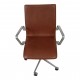 Arne Jacobsen Oxford office chair in mocha aniline leather
