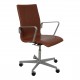 Arne Jacobsen Oxford office chair in mocha aniline leather