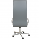 Arne Jacobsen Tall backed Oxford office chair in grey leather