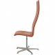 Arne Jacobsen høj Oxford stol i valnød essential læder