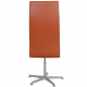 Arne Jacobsen tall Oxford chair in walnut essential leather