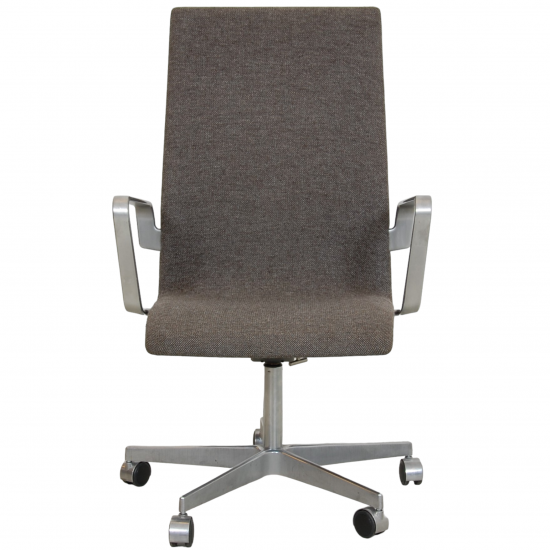 Arne Jacobsen Oxford office chair in grey hallingdal fabric