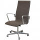 Arne Jacobsen Oxford office chair in grey hallingdal fabric