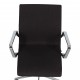 Arne Jacobsen Oxford armchair with grey fabric and chrome frame