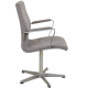 Arne Jacobse Oxford chair in grey Alcantara fabric