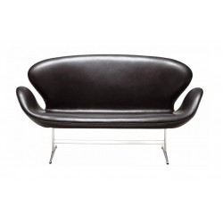 Arne Jacobsen Svanesofa sort anilin læder Arne Jacobsen Svanesofa sort anilin læder