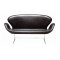 Arne Jacobsen Svanesofa sort anilin læder