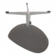 Arne Jacobsen Ottoman for the egg in less patinated Hallingdal fabric