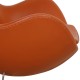 Arne Jacobsen Egg Chair in original cognac leather from 2006