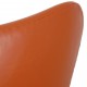 Arne Jacobsen Egg Chair in original cognac leather from 2006