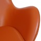 Arne Jacobsen Egg Chair in original cognac leather from 2006