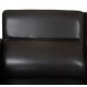 Arne Jacobsen 3.seater 3303 Sofa in patinated black aniline leather