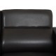 Arne Jacobsen 3.seater 3303 Sofa in patinated black aniline leather