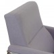 Arne Jacobsen 3301 Airport chair in purple fabric