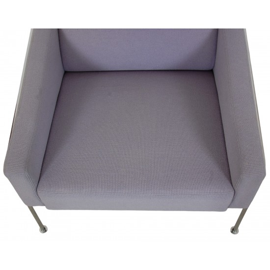 Arne Jacobsen 3301 lufthavnsstol i lilla stof