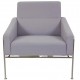 Arne Jacobsen Airport chair 3301 in purple fabric