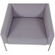 Arne Jacobsen Airport chair 3301 in purple fabric