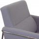 Arne Jacobsen Airport chair 3301 in purple fabric