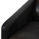 Arne Jacobsen 3301 lufthavnsstol i patineret sort anilin læder