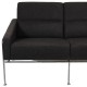 Arne Jacobsen 3.seater 3303 sofa in grey Hallingdal fabric