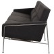 Arne Jacobsen 3.seater 3303 sofa in grey Hallingdal fabric