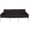 Arne Jacobsen 3-personers 3303 sofa i gråt Hallingdal stof