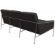 Arne Jacobsen 3-personers 3303 sofa i gråt Hallingdal stof
