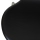 Sæt på fire Arne Jacobsen syver stole i sort læder