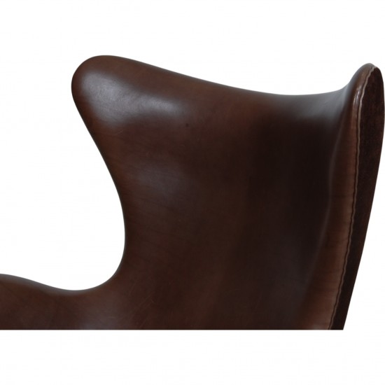Arne Jacobsen 50 års jubilæums Ægget stol med skammel