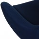 Arne Jacobsen Egg chair in blue fabric