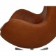 Arne Jacobsen Egg chair in patinated cognac leather