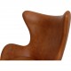 Arne Jacobsen Egg chair in patinated cognac leather