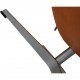 Arne Jacobsen Egg chair in patinated cognac leather