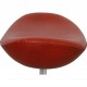 Arne Jacobsen vintage Egg chair with stool in indian red anilin leather