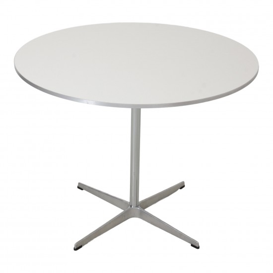 Arne Jacobsen White Café table 90 cm