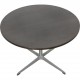 Arne Jacobsen cirkulært Sofabord af bejdset eg Ø:75