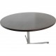 Arne Jacobsen cirkulært Sofabord af bejdset eg Ø:75