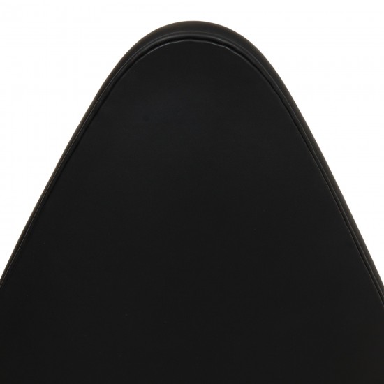 Arne Jacobsen Dråbe Stol betrukket i sort Nevada anilin læder