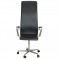 Arne Jacobsen Tall oxford office chair in black leather