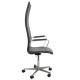 Arne Jacobsen Tall oxford office chair in black leather